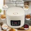 BALASHOV 3L Smart Electric Rice Cooker with 24-Hour Reservation & Keep Warm Function
