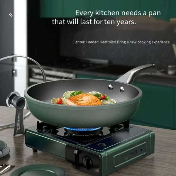Versatile Non-Stick Frying Pan with Lid