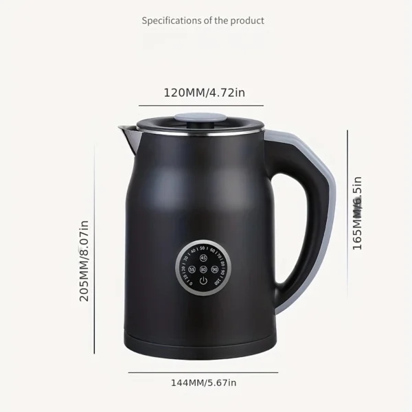 1.2L Smart Stainless Steel Electric Kettle