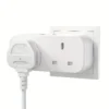 Double Plug Adapter with 2 USB Ports