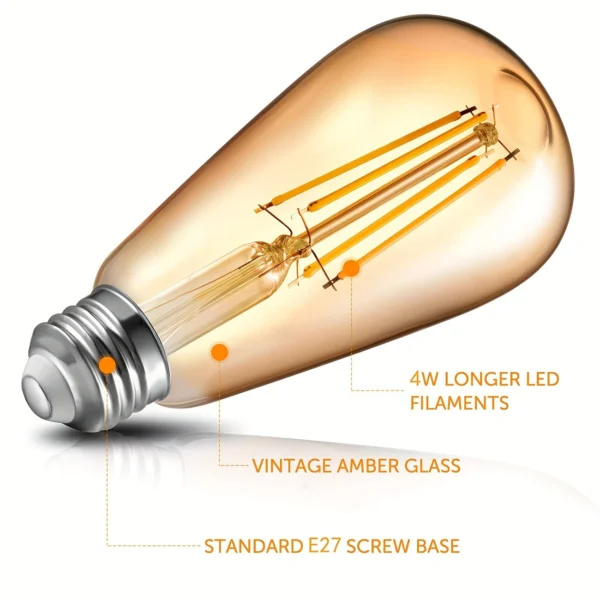 Edison Vintage LED Dimmable Bulbs