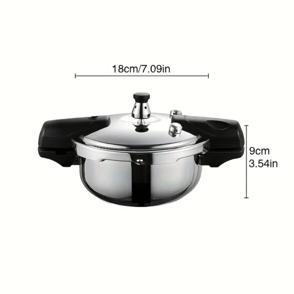 LEOZ 1.8L Mini Stainless Steel Pressure Cooker