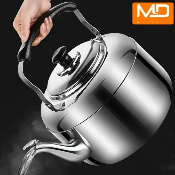 Moredor 5L Stainless Steel Whistling Tea Kettle