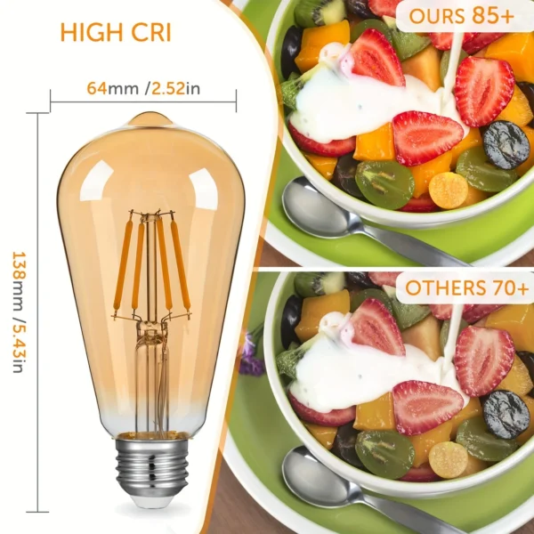 Edison Vintage LED Dimmable Bulbs