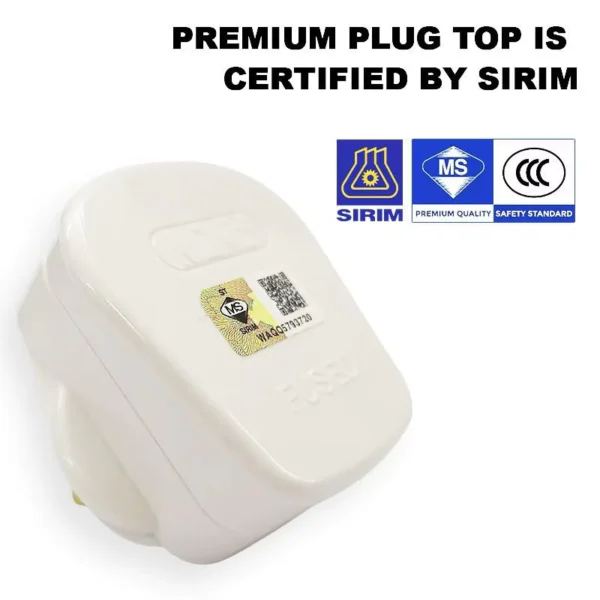 13A 3 Pin Plug Top[SIRIM]